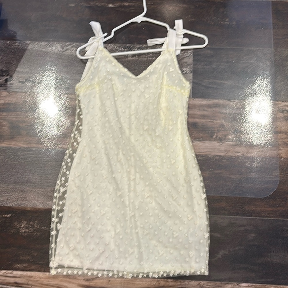 Mi Ami Ivory Mini Dress